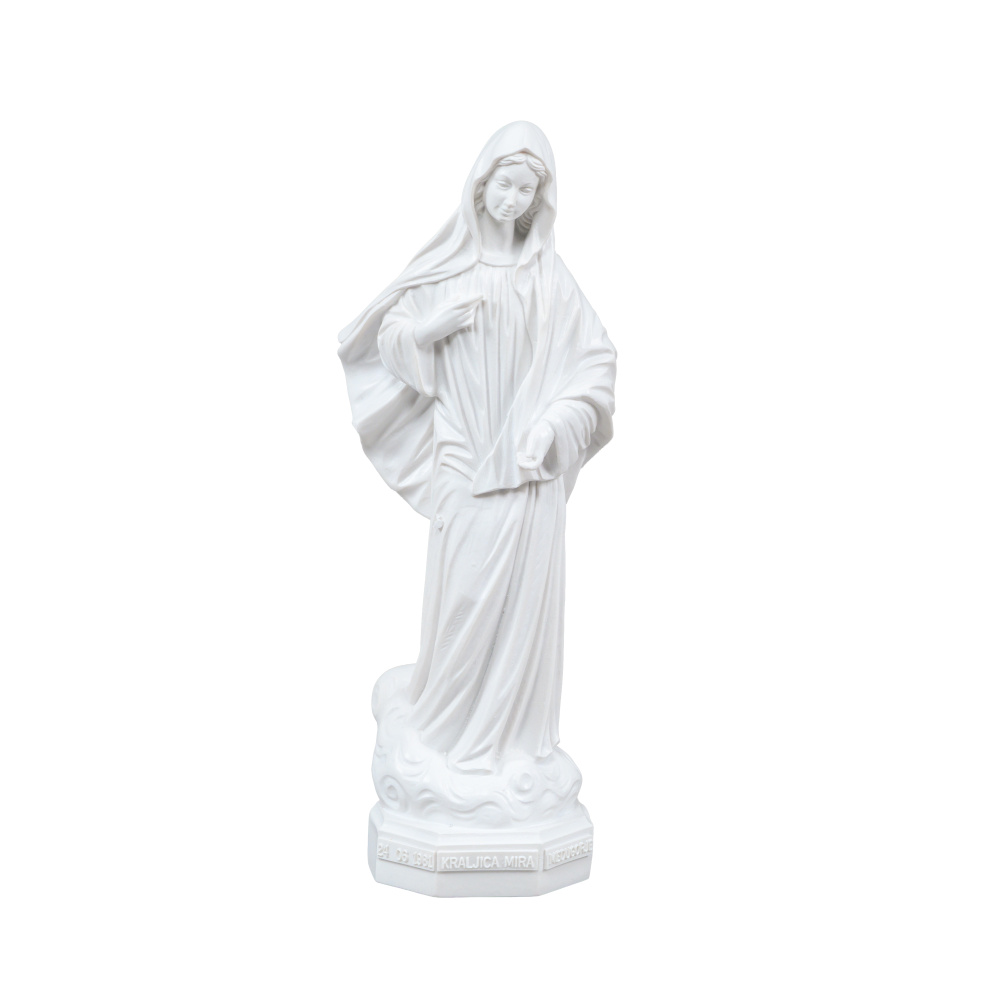 Alternative view of Statua Madonna Regina della Pace di Medjugorje – Dipinta a mano, Fatta a Medjugorje