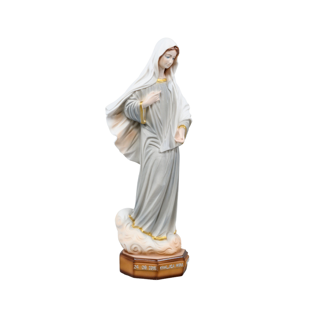 Statua Madonna Regina della Pace di Medjugorje – Dipinta a mano, Fatta a Medjugorje - immagine 5
